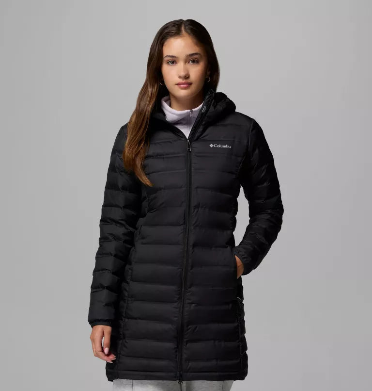 Columbia Womens Lake 22 II Down Long Hooded Jacket