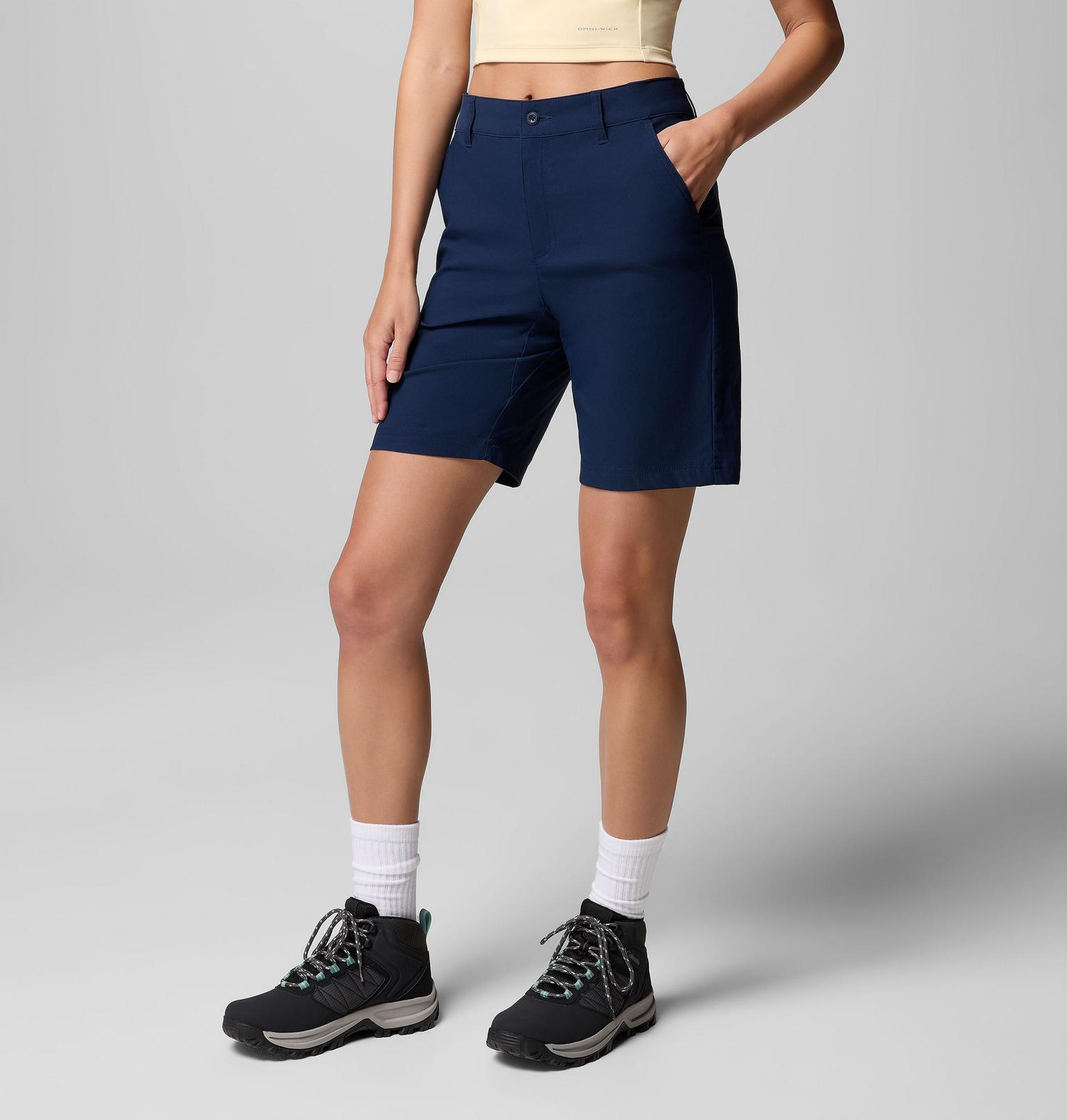 Columbia Womens Leslie Falls Long Hiking Shorts II
