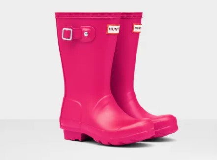 Hunter Kids Girls Original Wellington Boots