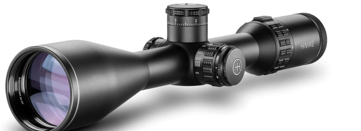 Hawke Sidewinder 6-24x56 SF 20 x Half Mil Rifle Scope