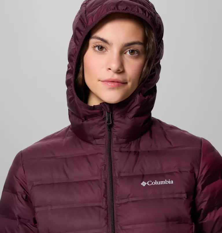 Columbia Womens Lake 22 II Down Long Hooded Jacket