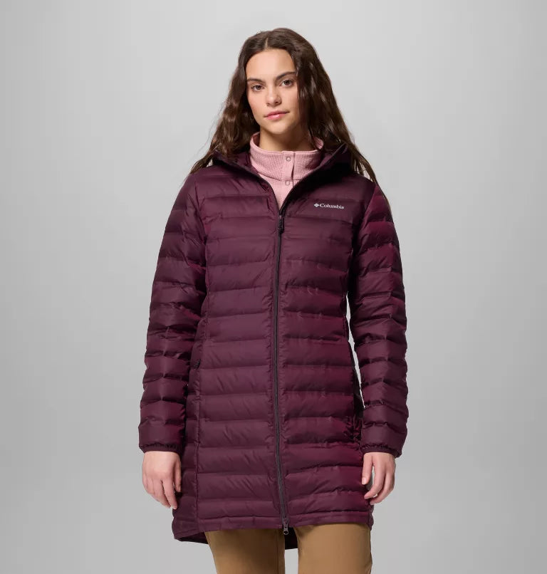 Columbia Womens Lake 22 II Down Long Hooded Jacket