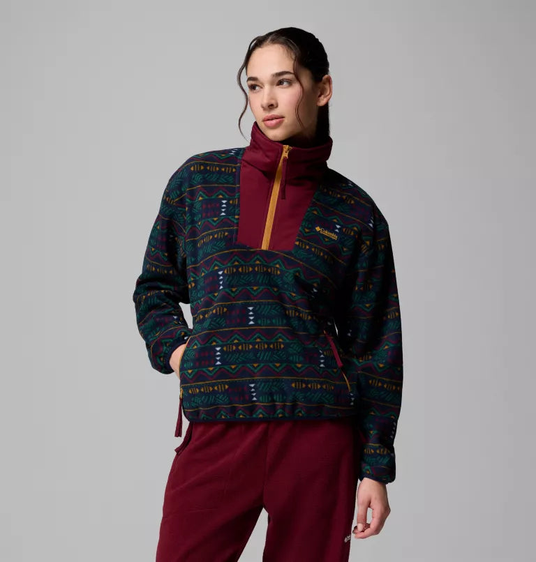 Columbia Women's Sequoia Grove Printed Half Zip Fleece