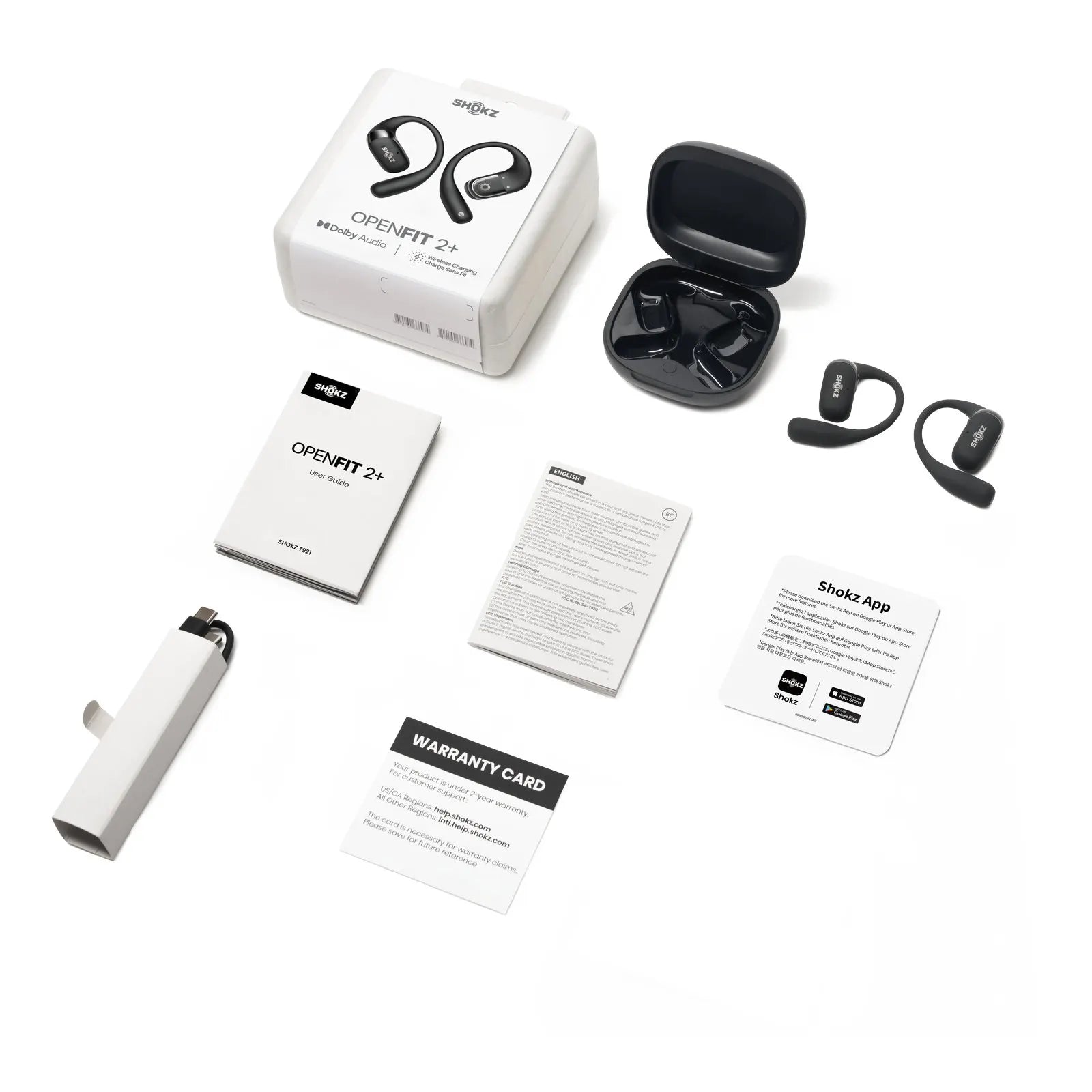 Shokz Open Fit 2+ Headphones