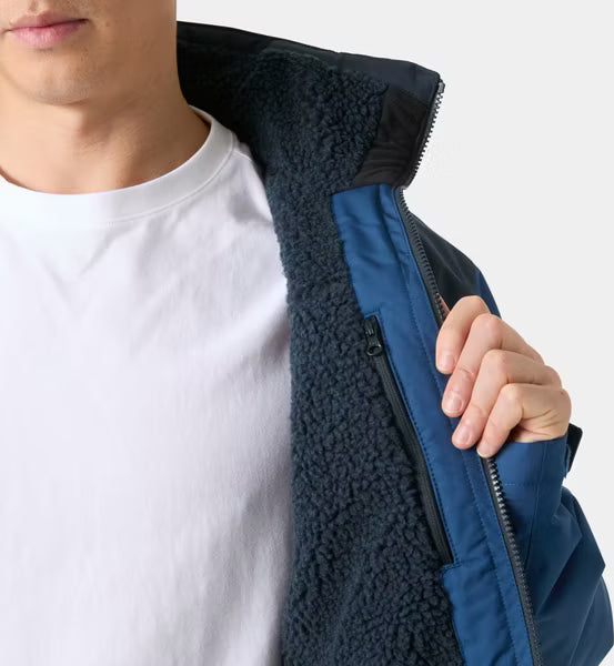 Helly Hansen Mens Crew Hooded Pile Jacket