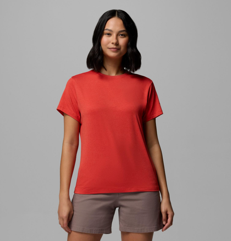 Columbia Womens Parsons Point SS  Back Graphic Tee