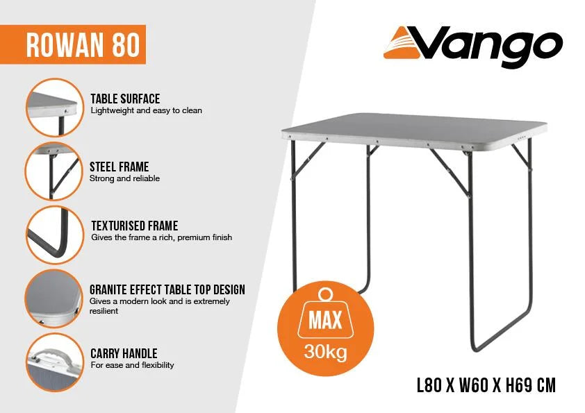 Vango Rowan 80 Table